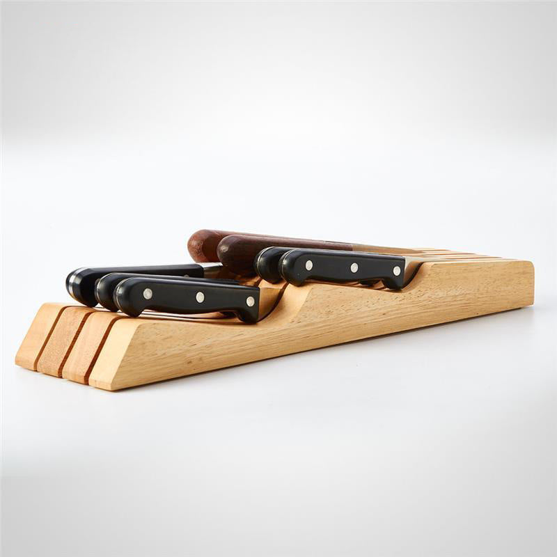 Porte-couteaux de cuisine horizontal pour tiroir