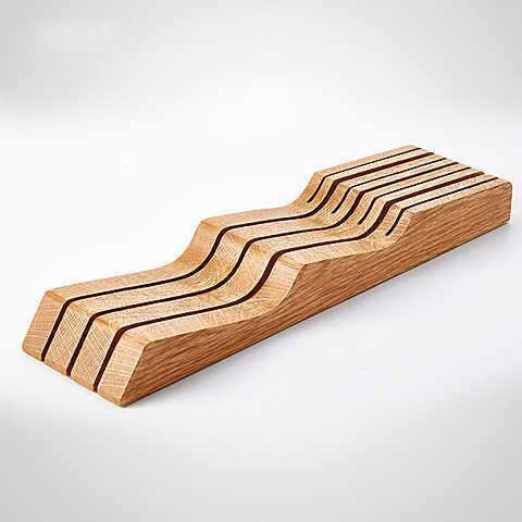 Porte-couteaux de cuisine horizontal pour tiroir