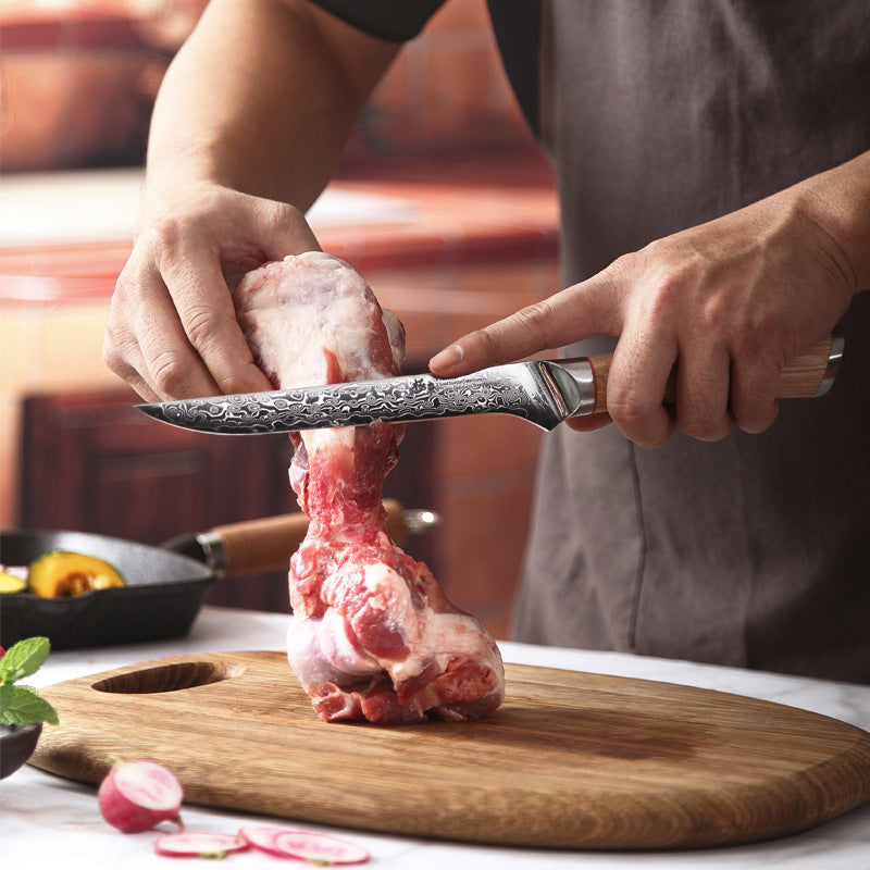 Kasami (かすみ) Ensemble de couteaux de cuisine japonais en acier damas
