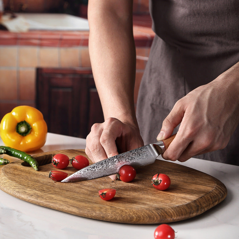 Kasami (かすみ) Ensemble de couteaux de cuisine japonais en acier damas