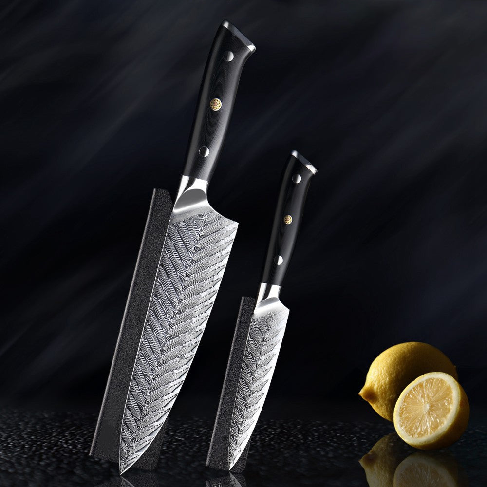 Ensemble de couteaux de cuisine Daichi (だいち) Damascus VG10