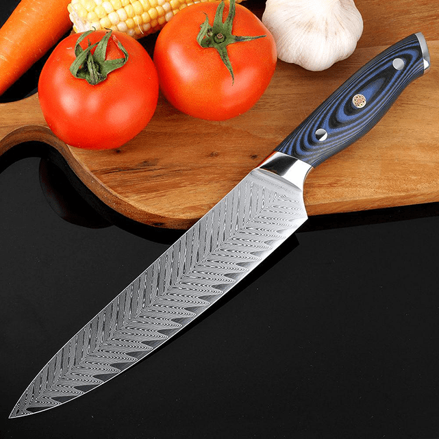 Mabayui (まばゆい) Couteau de chef Gyuto en acier VG10 de 8&
