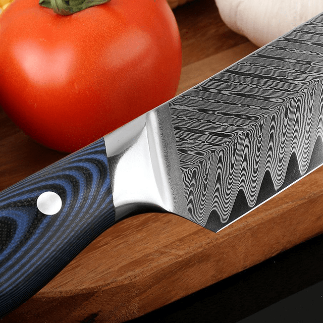 Mabayui (まばゆい) Couteau de chef Gyuto en acier VG10 de 8&