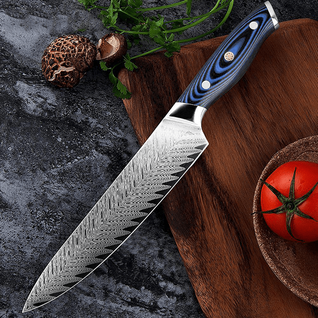 Mabayui (まばゆい) Couteau de chef Gyuto en acier VG10 de 8&