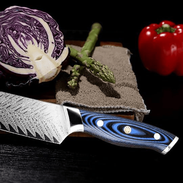 Mabayui (まばゆい) Couteau de chef Gyuto en acier VG10 de 8&
